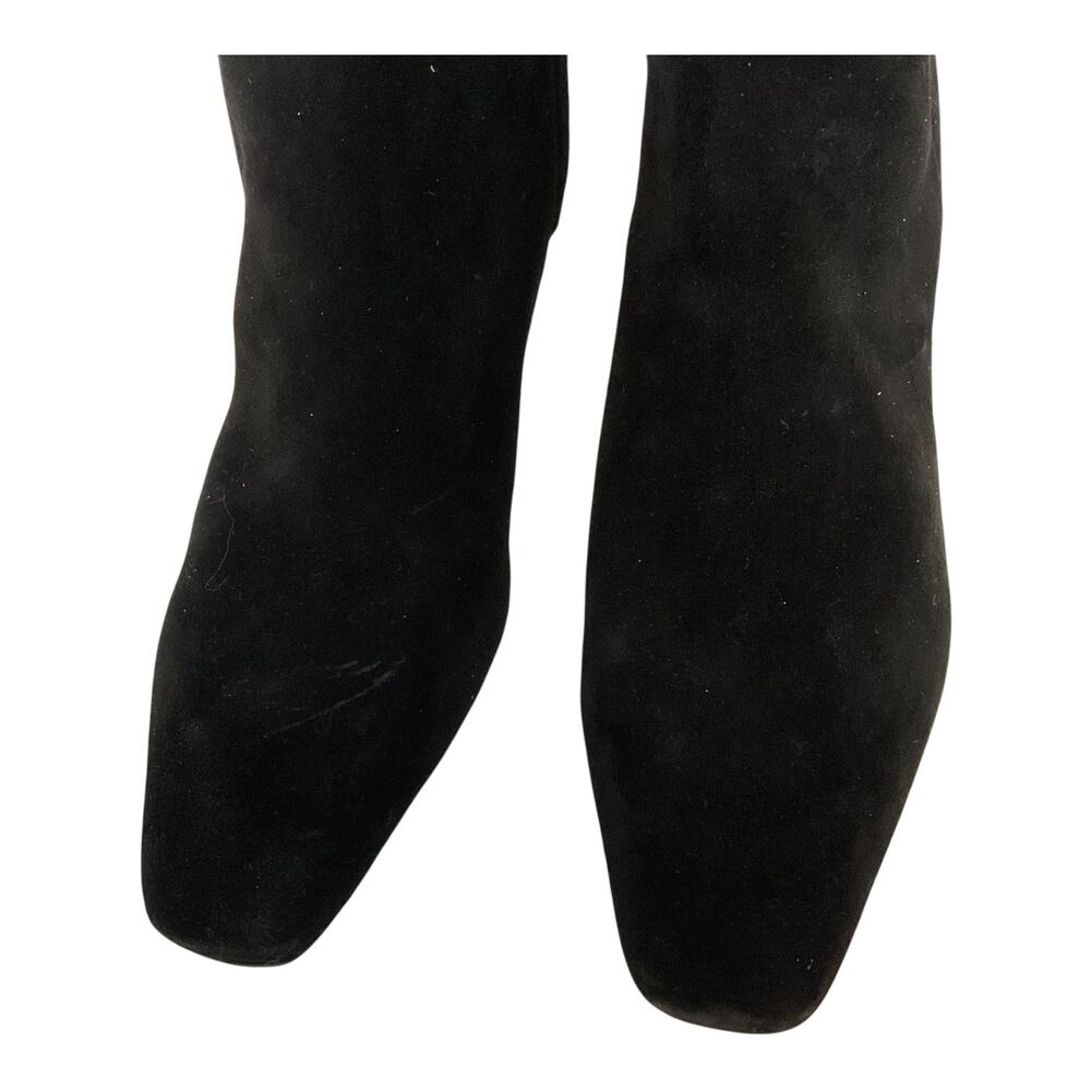 Nine West Women's Caddy Suede Knee High Stiletto Heel Boots Black Size 10 - Picture 7 of 8